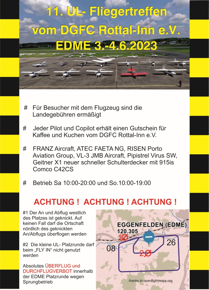 3.-4.6   11. UL Fliegertreffen EDME
