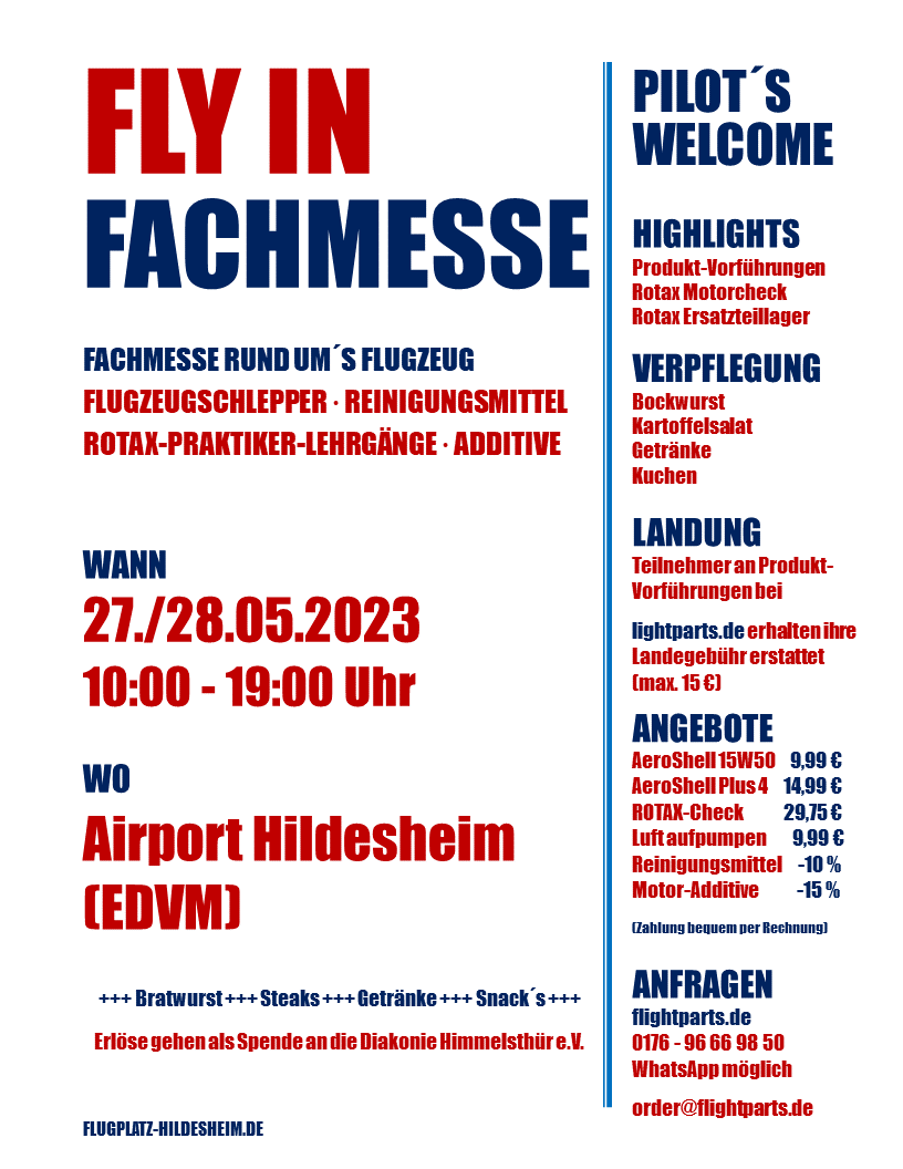 FLY IN - Fachmesse rund ums Flugzeug - Hildesheim Airport (EDVM)