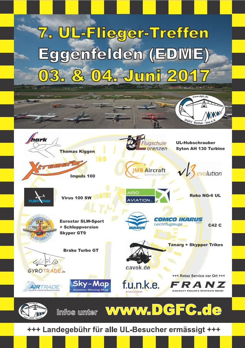 7. UL Flieger Treffen in Eggenfelden EDME