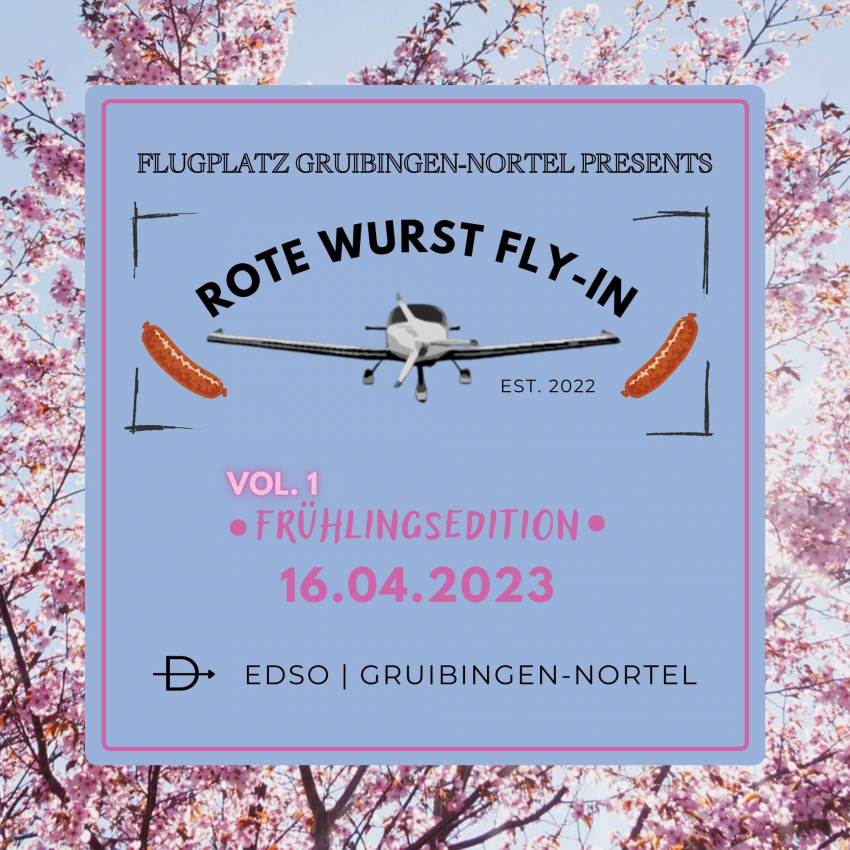 Rote-Wurst-Fly-In auf dem Nortel am 16.04.2023 - Frühlings-Edition